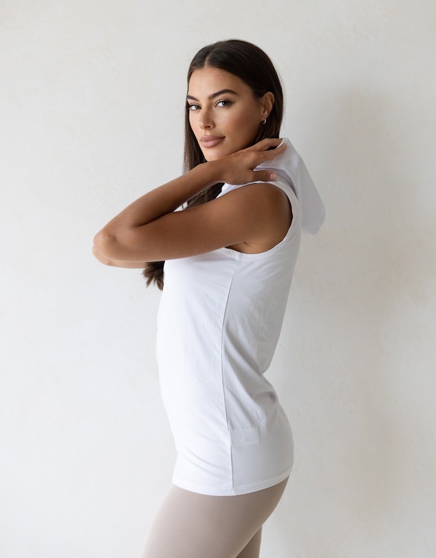 Mod Squad - Luxe Sleeveless Hooded Tank Base Layer