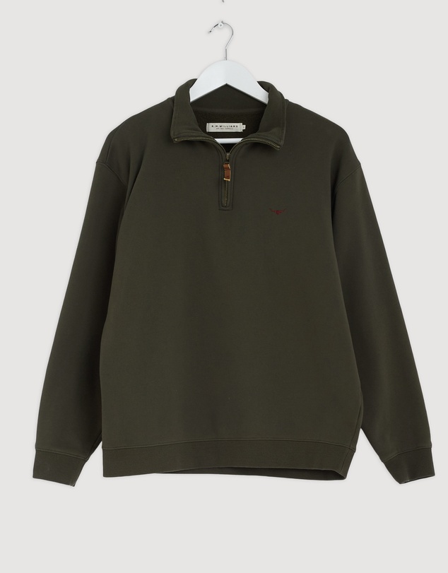 Revibe - Repaired R.M.Williams Mulyungarie 1/4 Zip Sweatshirt - INTL L
