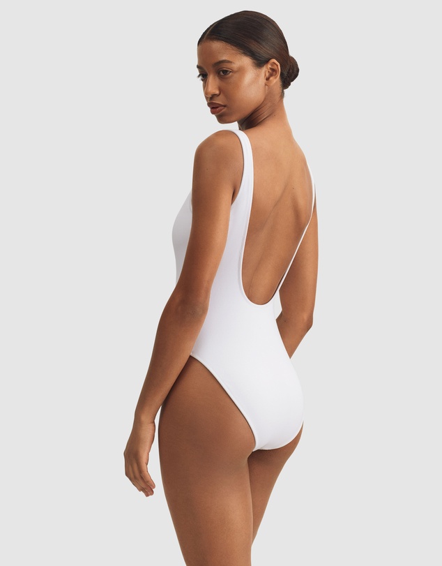 Polo Ralph Lauren - Terry Polo Bear Print High Leg Swimsuit