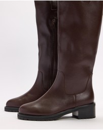AERE - Leather Knee Boots