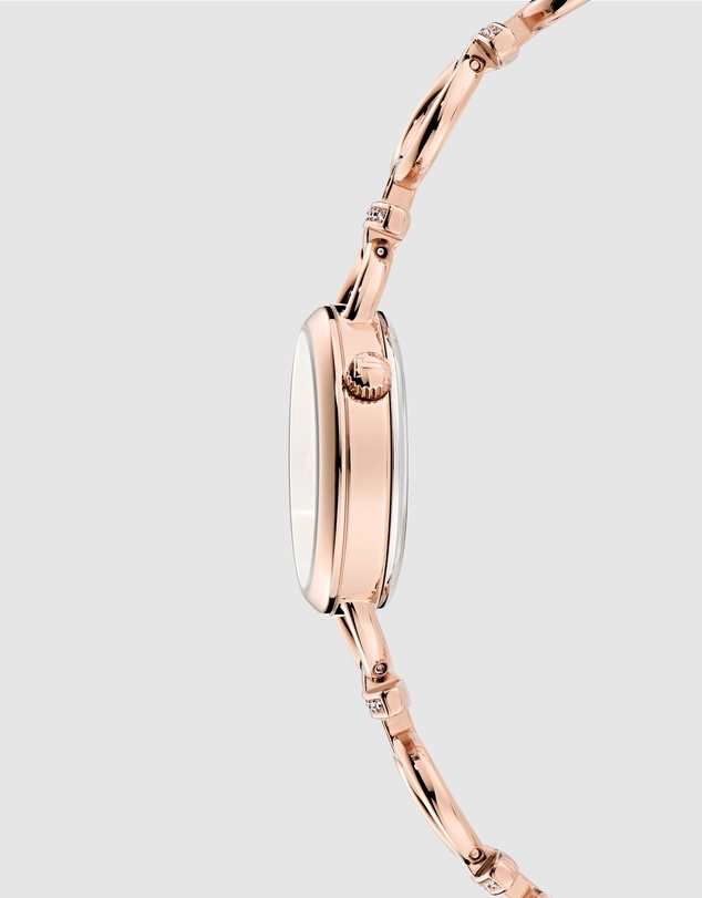 Ted Baker - Lilabel Bow Rose 28mm Gold-Tone Bracelet Watch