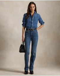 Polo Ralph Lauren - High-Rise Straight Jeans - ICONIC EXCLUSIVE