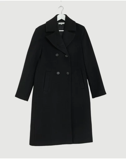 Revibe - Repaired AERE Cassie Wool Blend Coat - AU 6
