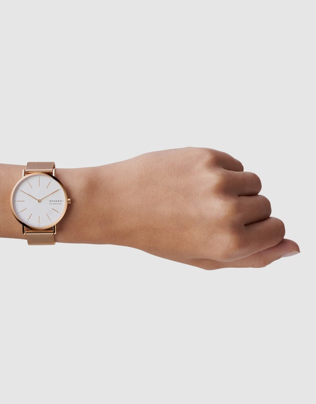 Skagen - Signatur Rose Gold Tone Analogue Watch