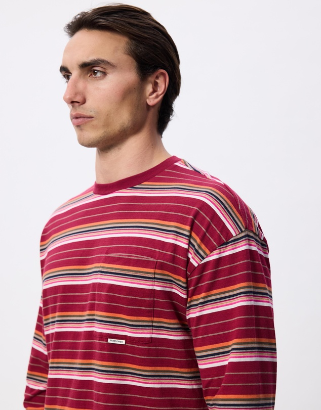 Sunflower - Stripe LS Pocket Tee