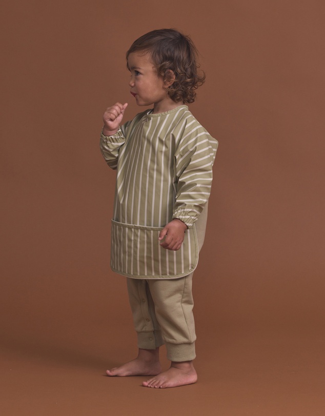Crywolf - MUCK-ABOUT APRON Elm Stripe