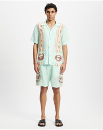 Camilla - Short Sleeve Cabana Shirt