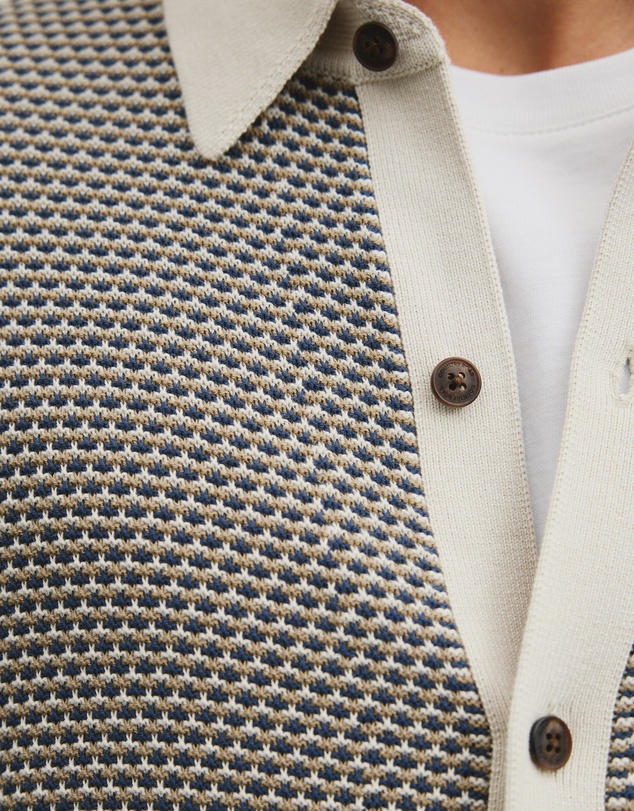 Country Road - Australian Cotton Jacquard Knit Shirt