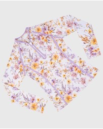 Aqua Blu Kids - Fleur Long Sleeve Rash Vest