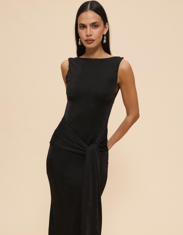 CHANCERY - Ruschia Open Back Maxi Dress