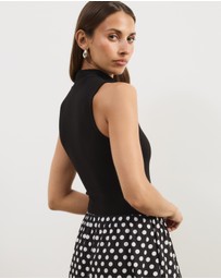 Atmos&Here - Annie Contrast Midi Dress