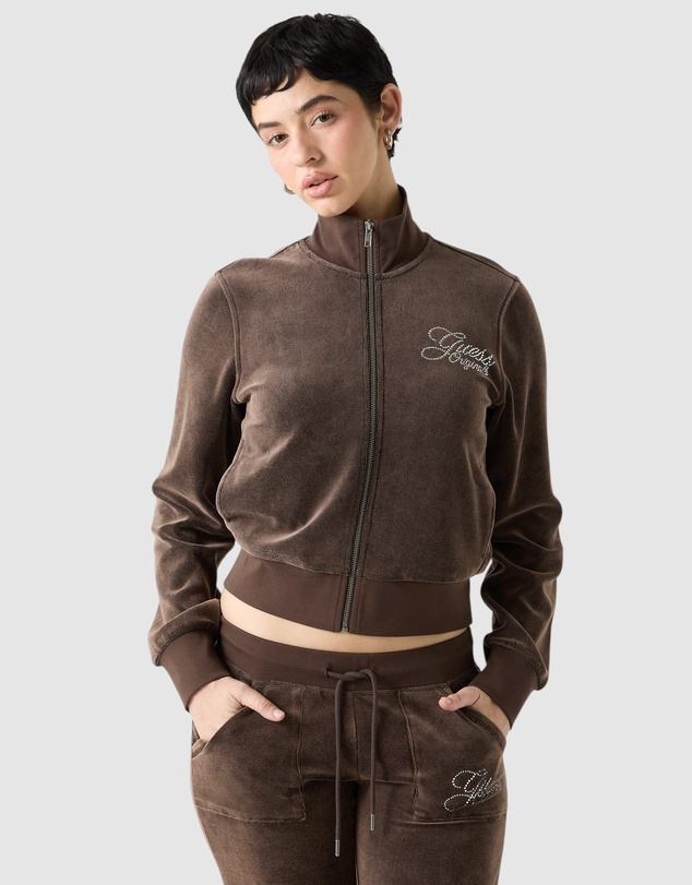 GUESS Originals - GUESS Originals Rhinestone Hoodie