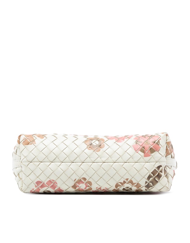 Pre-Loved by Azura Reborn - Pre-Loved Nappa Intrecciato Floral Print Handbag