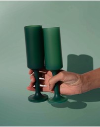 porter green - seff | silicone unbreakable champagne flutes