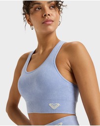 Roxy - Womens Chillout Seamless Washed Sports Bra