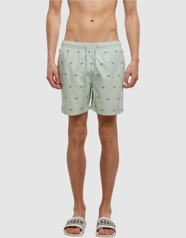 Urban Classics - Embroidered Swim Shorts