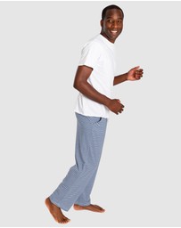 Sant And Abel - Men's Marina Jersey Stripe PJ Pants