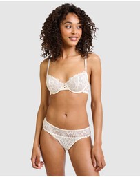 Billet Doux - Divine Unlined Wired Lace Balconette Bra