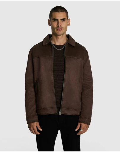 yd. - Sutherland Faux Suede Jacket