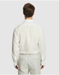 yd. - Malta Smart Slim Linen Shirt