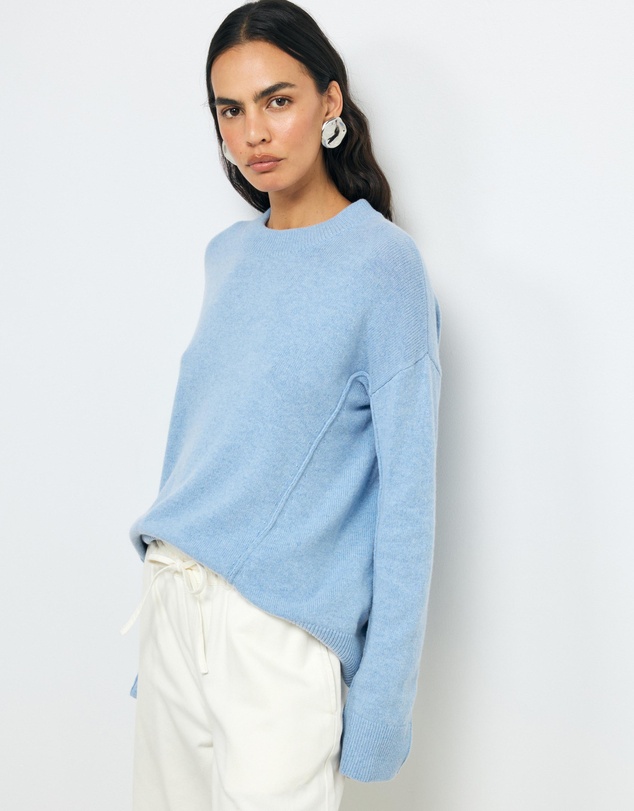 AERE - Zade Wool Blend Seam Detail Jumper