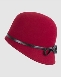 Max Alexander - Felt Red Fashion Bucket Hat