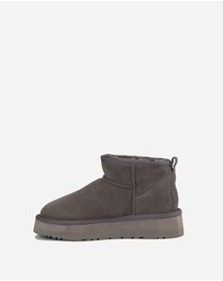 Ozwear Connection Uggs - Ugg Classic Platform Ultra Mini Boots (Water Resistant)