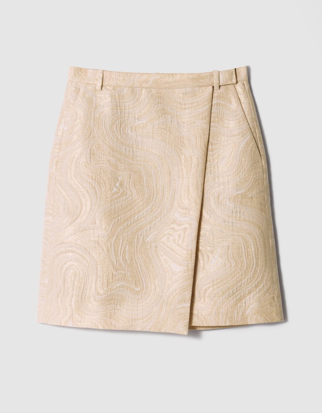 & Other Stories - A-line Jacquard Midi Skirt