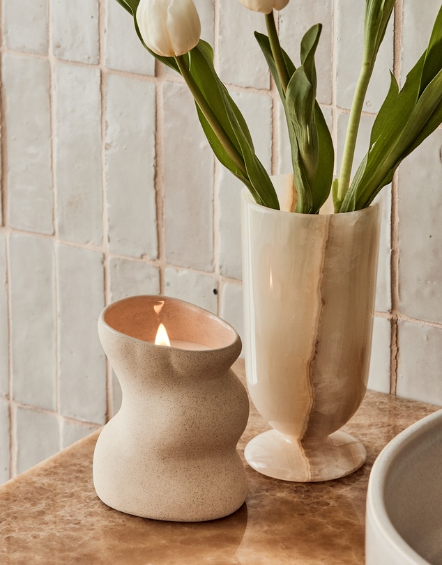 Black Blaze - Vetiver & Fig Ceramic Candle