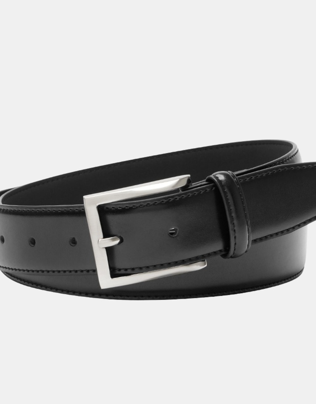 Buckle - Dalton. Classic Leather Belt. 35mm width.