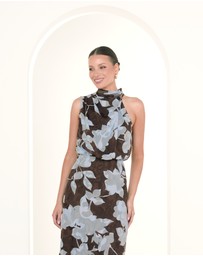 Pilgrim - Arlo High Neck Midi Dress