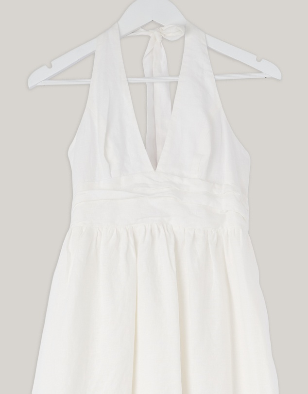 Revibe - Repaired Minima Esenciales Thalia Halter Midi Dress - AU 10