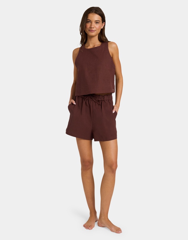 Roxy - Womens Place To Be Linen Shorts