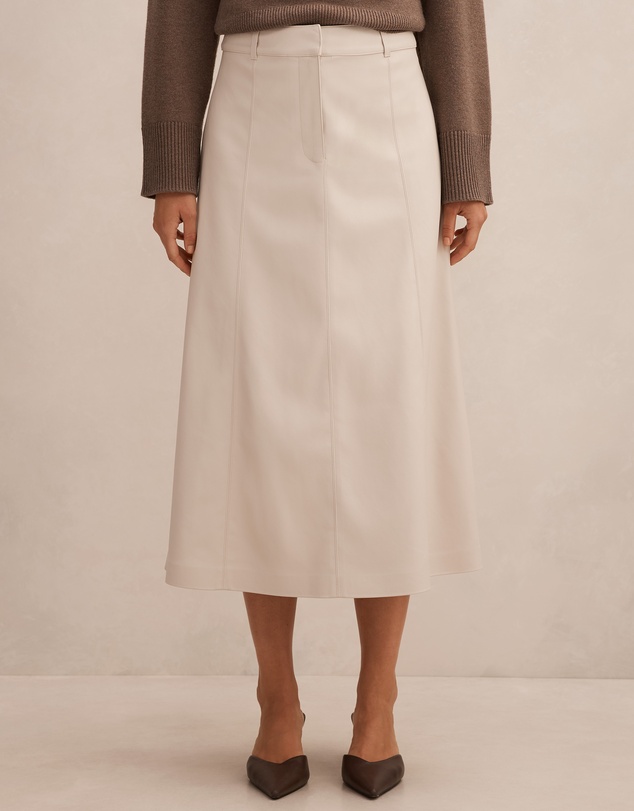 Forever New - Isla Vegan Leather Midi Skirt