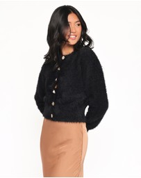 Petal & Pup - Jintie Vintage Button Cardigan - Black