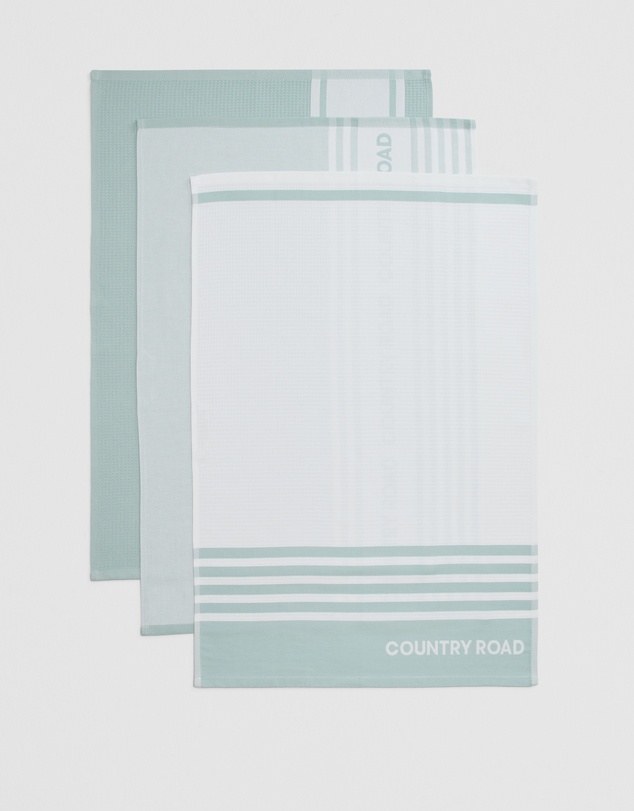 Country Road - Aeri Australian Cotton Tea Towel Pack Of 3