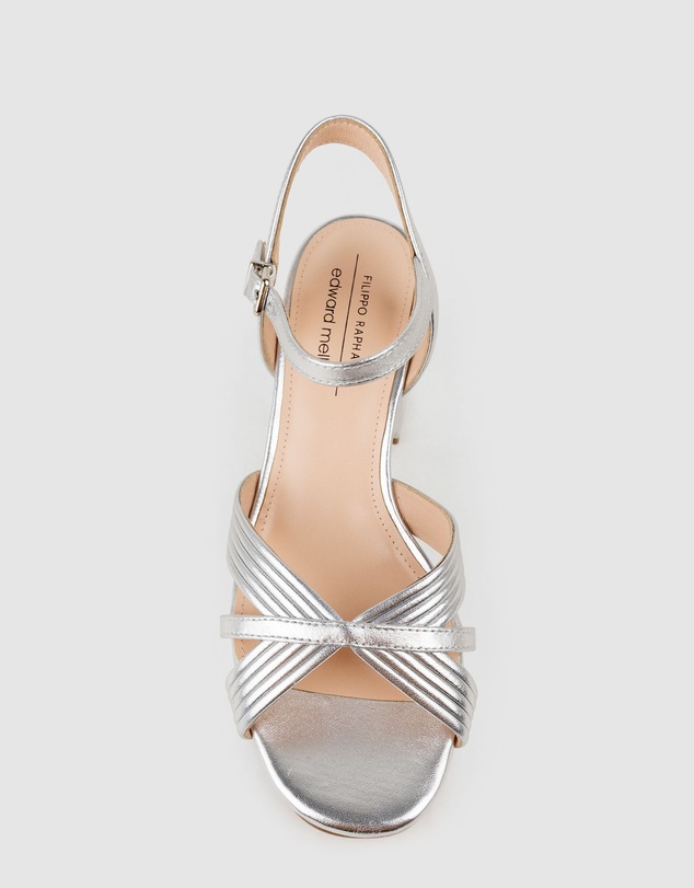 Edward Meller - RAYNE80 Strappy Crossover Platform Sandal