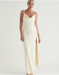 MOS The Label - Calista Cowl Neck Midi Dress