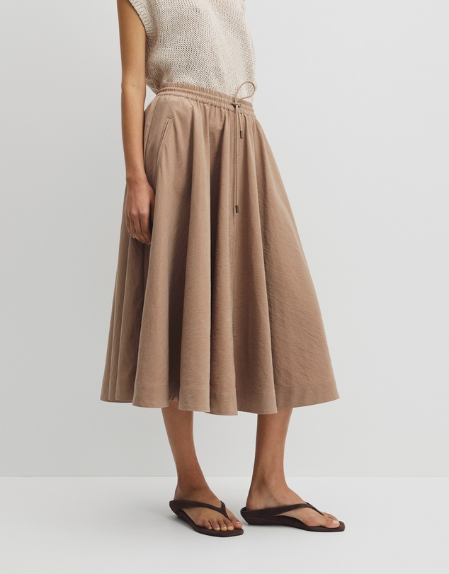 Country Road - Parachute Midi Zip Skirt
