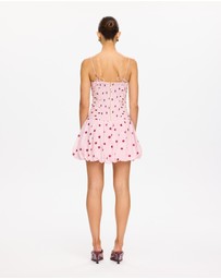 KIVARI - Sia Bubble Hem Mini Dress