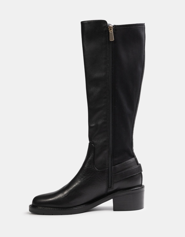 Wittner - Branda Leather and Neoprene Knee High Boots