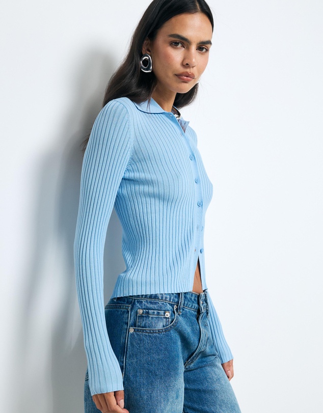 AERE - Sia Rib Cardigan
