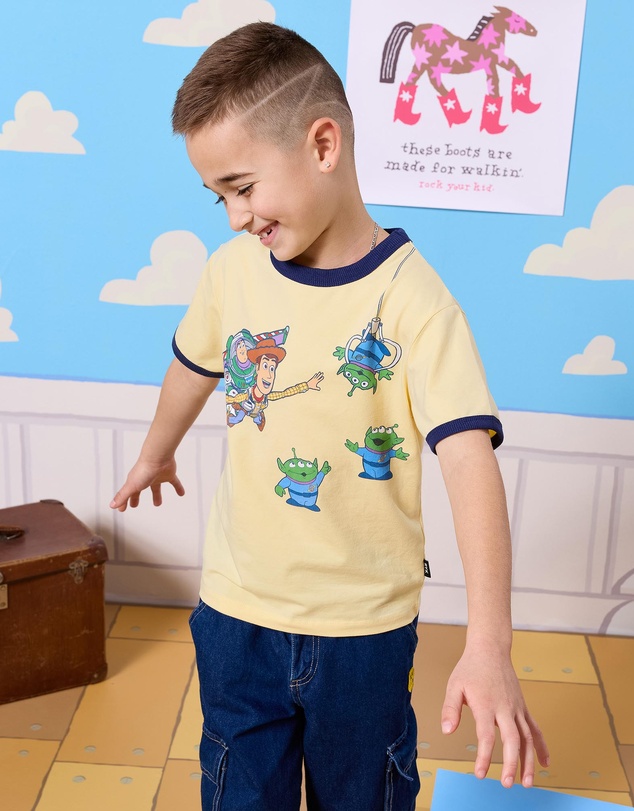 Rock Your Kid - Toy Story Ringer Tee - Kids-Teens