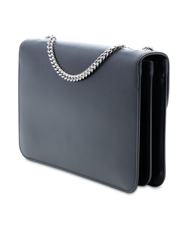 Pre-Loved by Azura Reborn - Pre-Loved Medium Polished Calfskin Dollar Interlocking G Crossbody