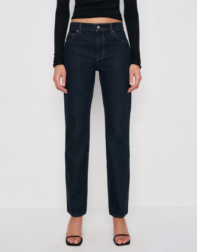 Reformation - Greer Mid Rise Straight Jeans