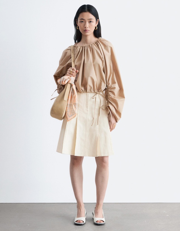 & Other Stories - Sculptural Drawstring Blouse