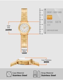 Michael Kors - Billie Gold Tone Analogue Watch