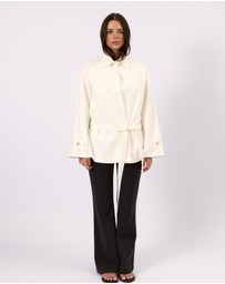 Style Addict - Belted Trench Jacket