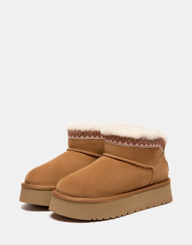 EVERAU - Australian Shepherd Ugg Liora Cow Suede Upper UGG Boots