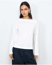 AERE - Boat Neck T-Shirt